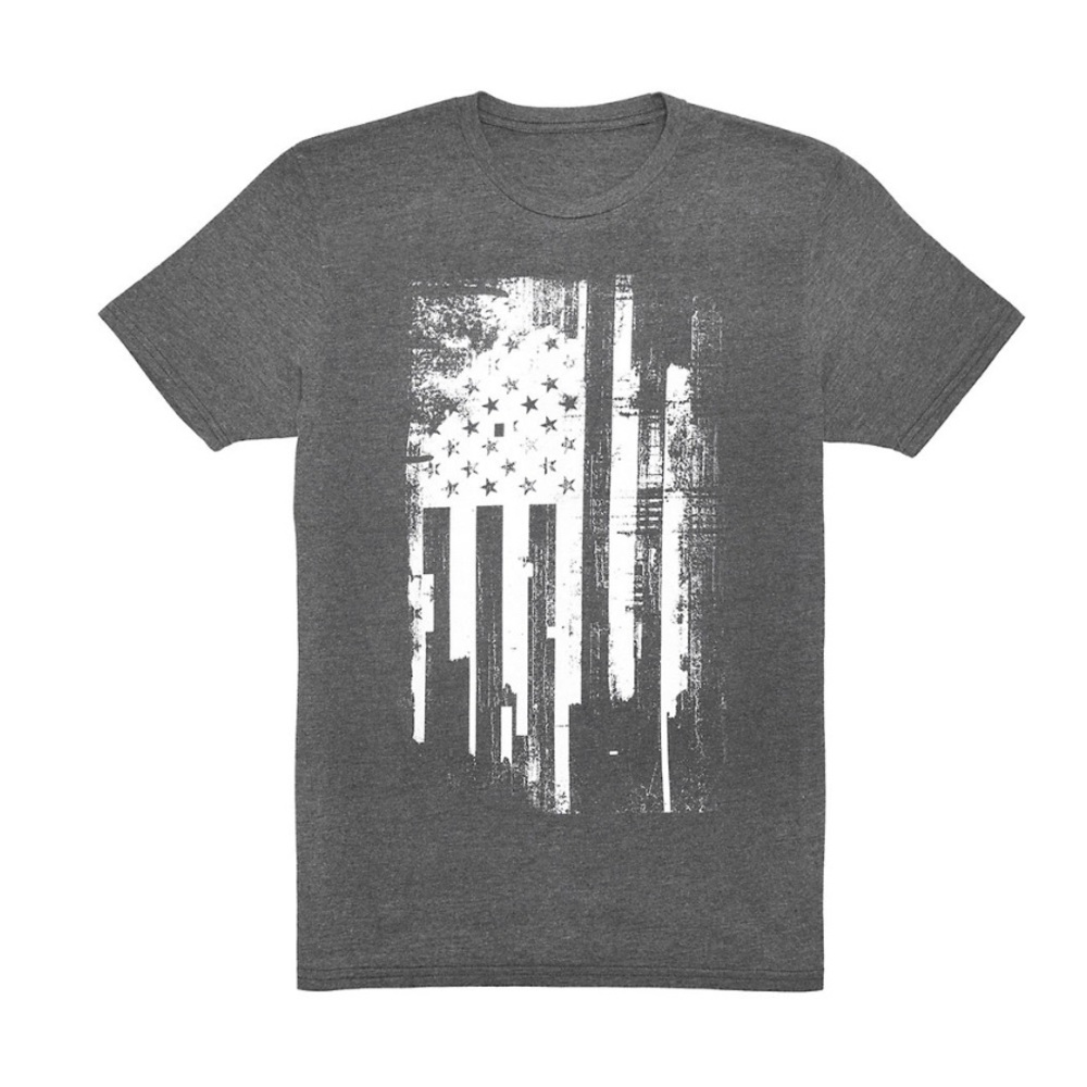 Apt 9 Grey flag shirt